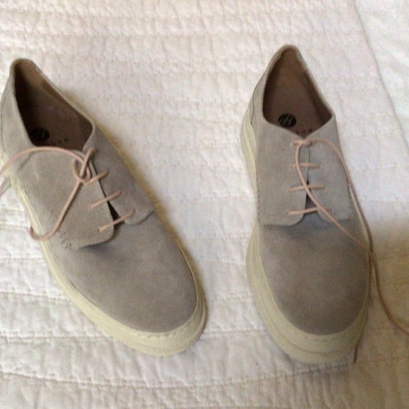 H BY HUDSON Suede Alfreton Preppy Boat Sneaker 40 - Picture 5 of 8
